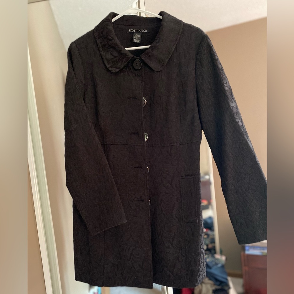 Women’s Scott Taylor black spring jacket size medium